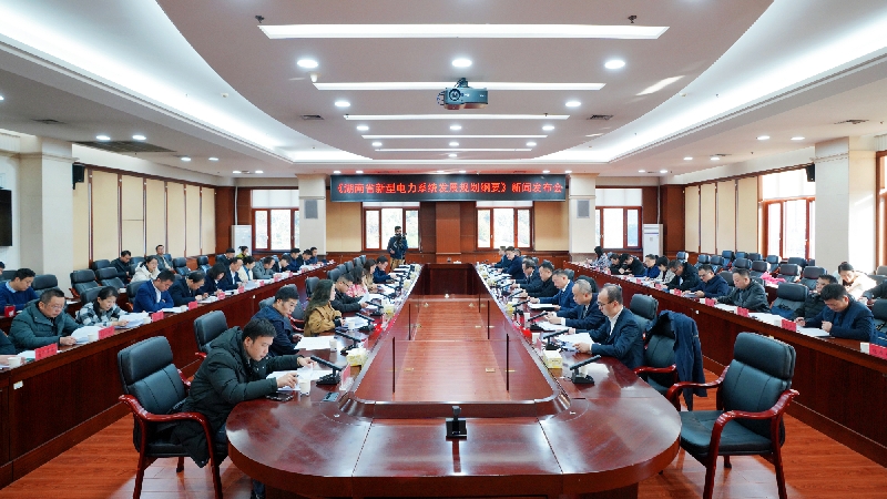 腐漫
举行《湖南省新型电力系统发展规划纲要》新闻发布会