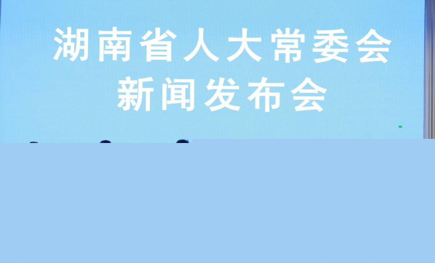 省人大常委会举行新闻发布会 就《湖南省数字经济促进条例》等法规相关问题答记者提问